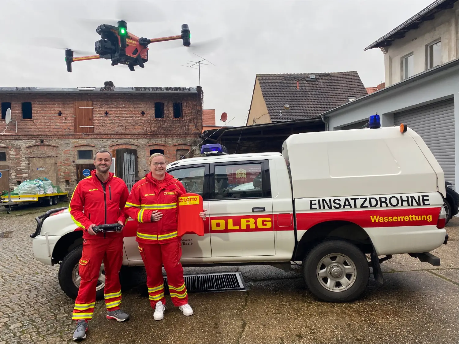 Projekt Drohne zur Wasserrettung DLRG Bernburg