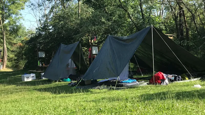 PrimaKlimaCamp Halle Zeltlager