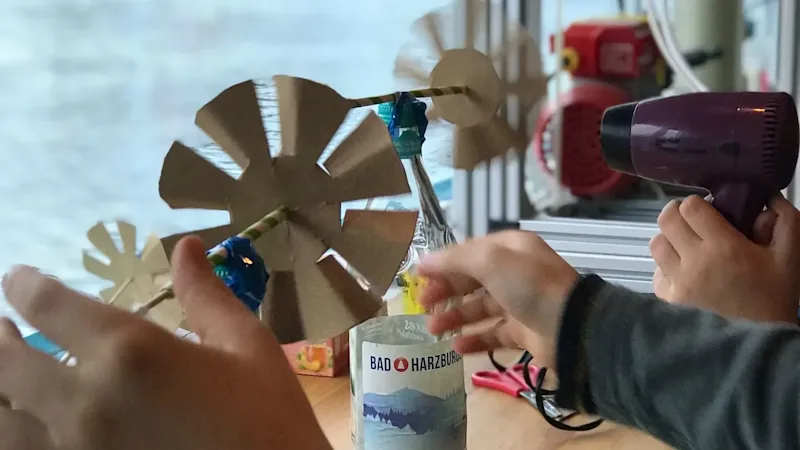 PrimaKlimaCamp Halle Windräder