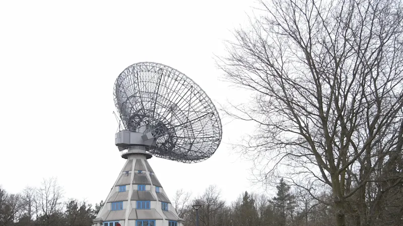 Projekt Sprechendes Denkmal Radioteleskop Stockert Bad Münstereifel